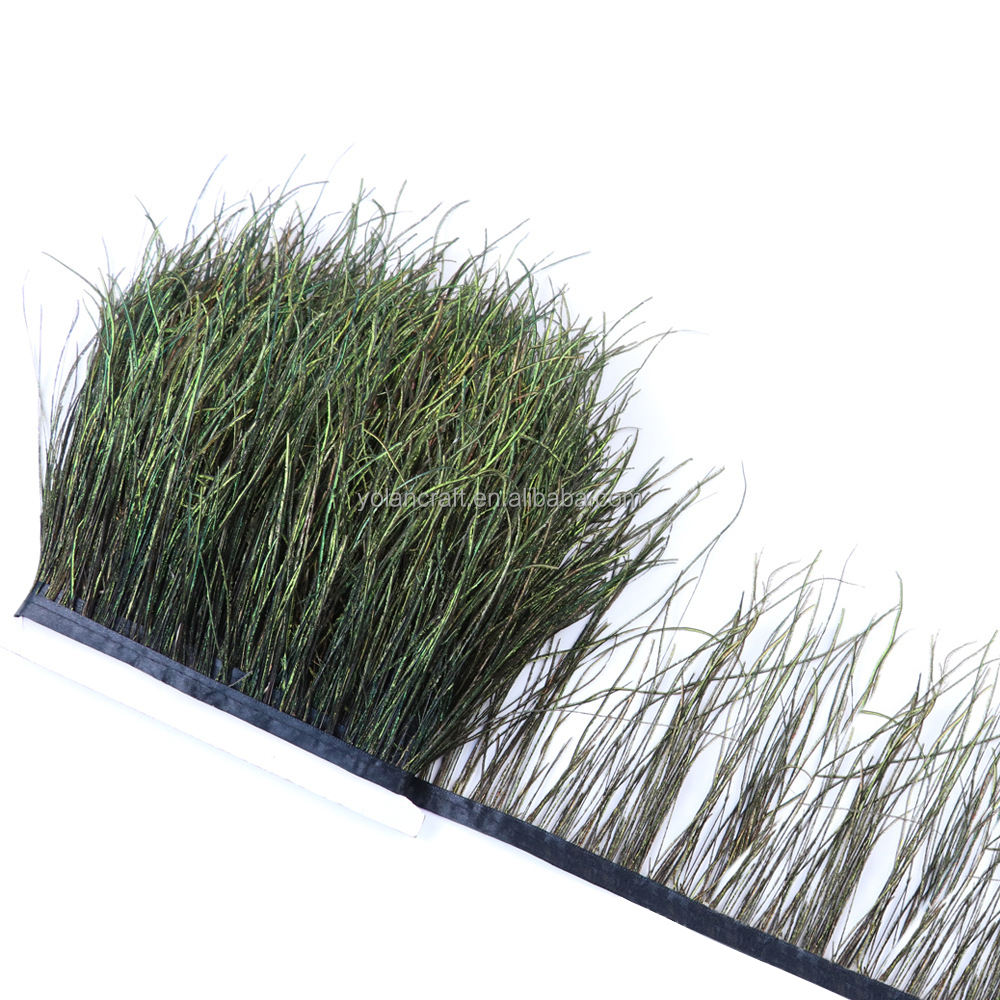 Natural peacock tassel