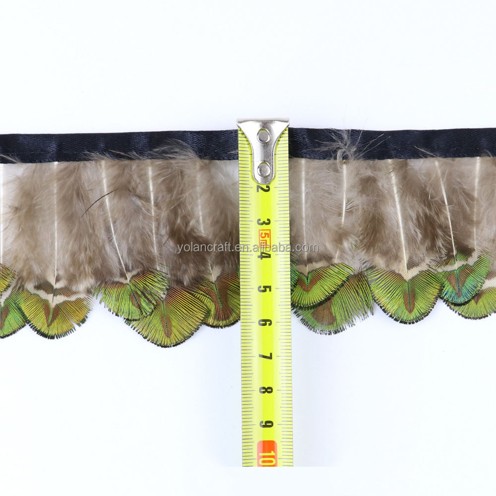 Natural peacock feathers