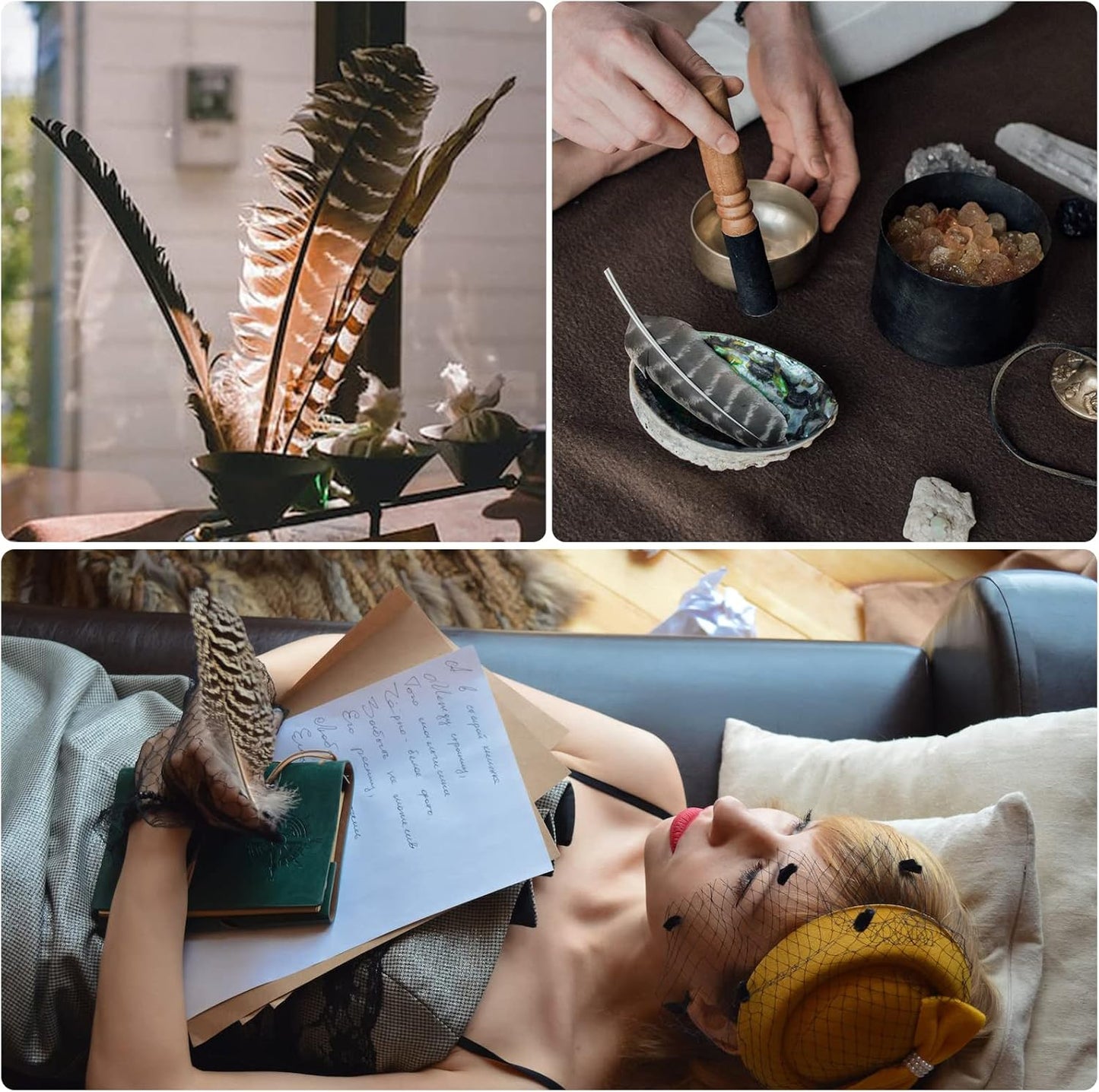 30pcs  Female Ringneck Pheasant Tails Feathers Natural Feathers