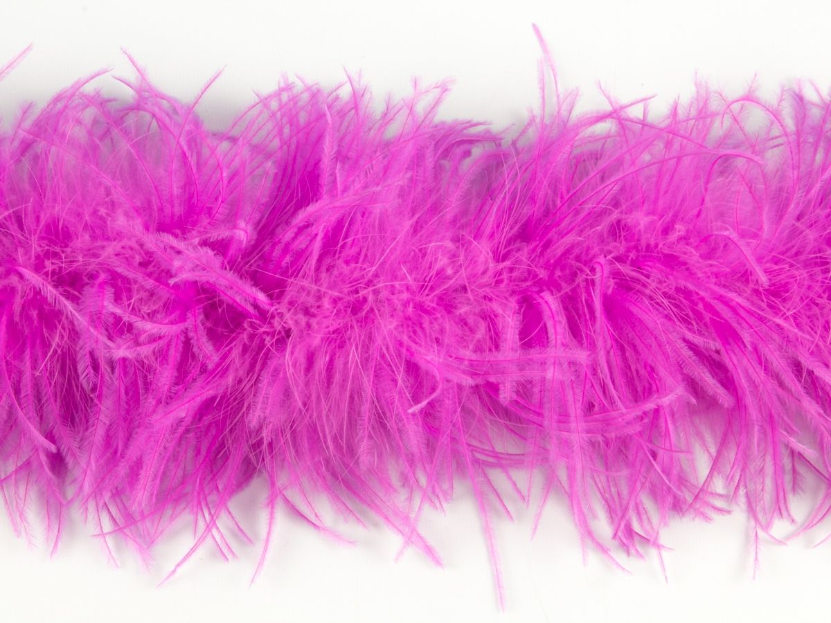 3-layer ostrich feather scarf 15/18cm