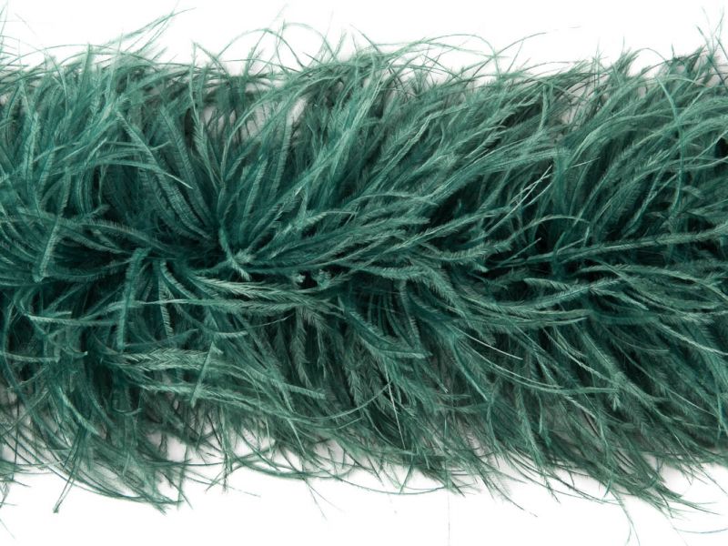 3-layer ostrich feather scarf 15/18cm