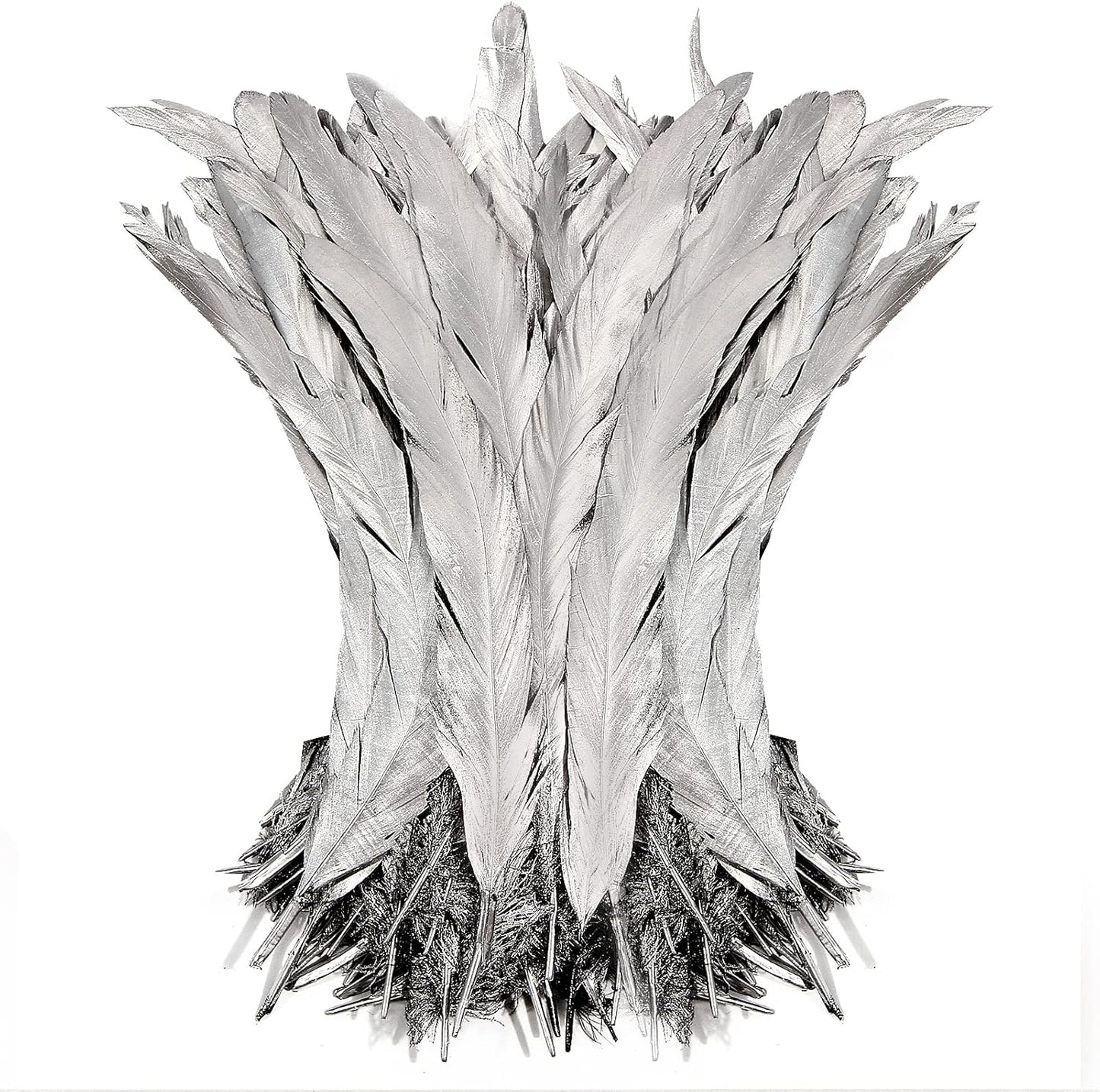 50PCS Rooster Coque Tail Feathers Bulk Natural 12-14Inch 30-35cm