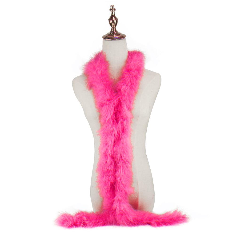 hot pink boa | ostrich feather boas - sendyfeather.com