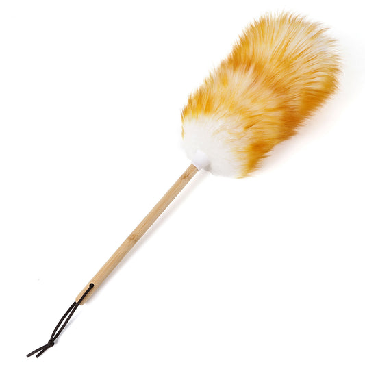 Natural wool duster