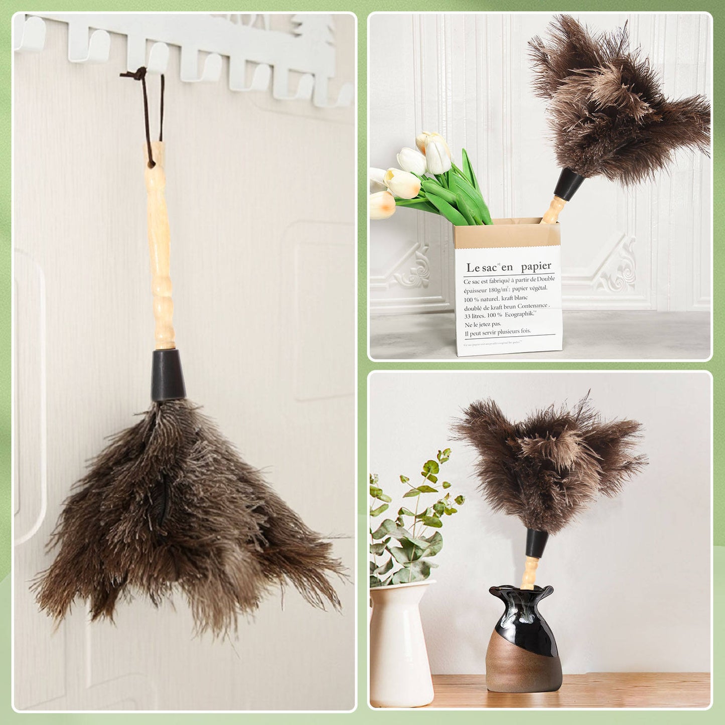 Ostrich Feather Duster 14 Inch