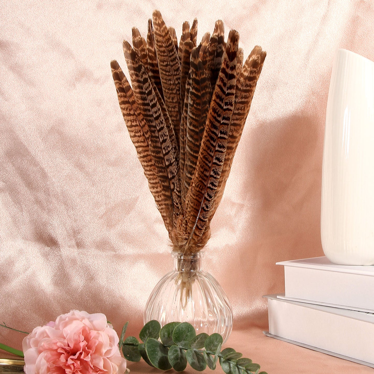 Female pheasant tail feathers