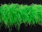 4-layer ostrich feather scarf