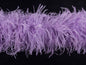 6-layer ostrich feather scarf