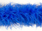 4-layer ostrich feather scarf