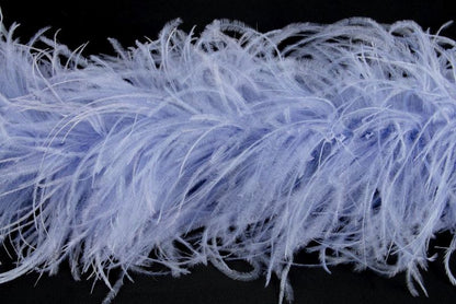 4-layer ostrich feather scarf