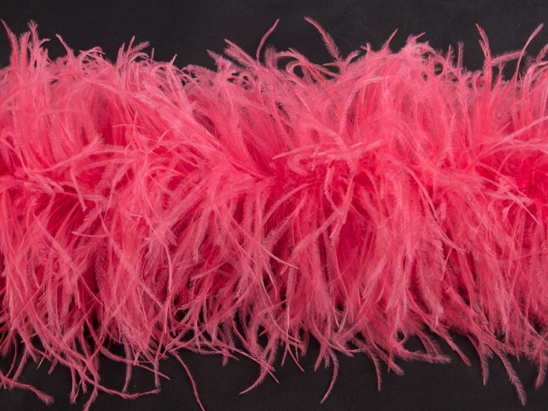 10-layer ostrich feather scarf 8-10CM