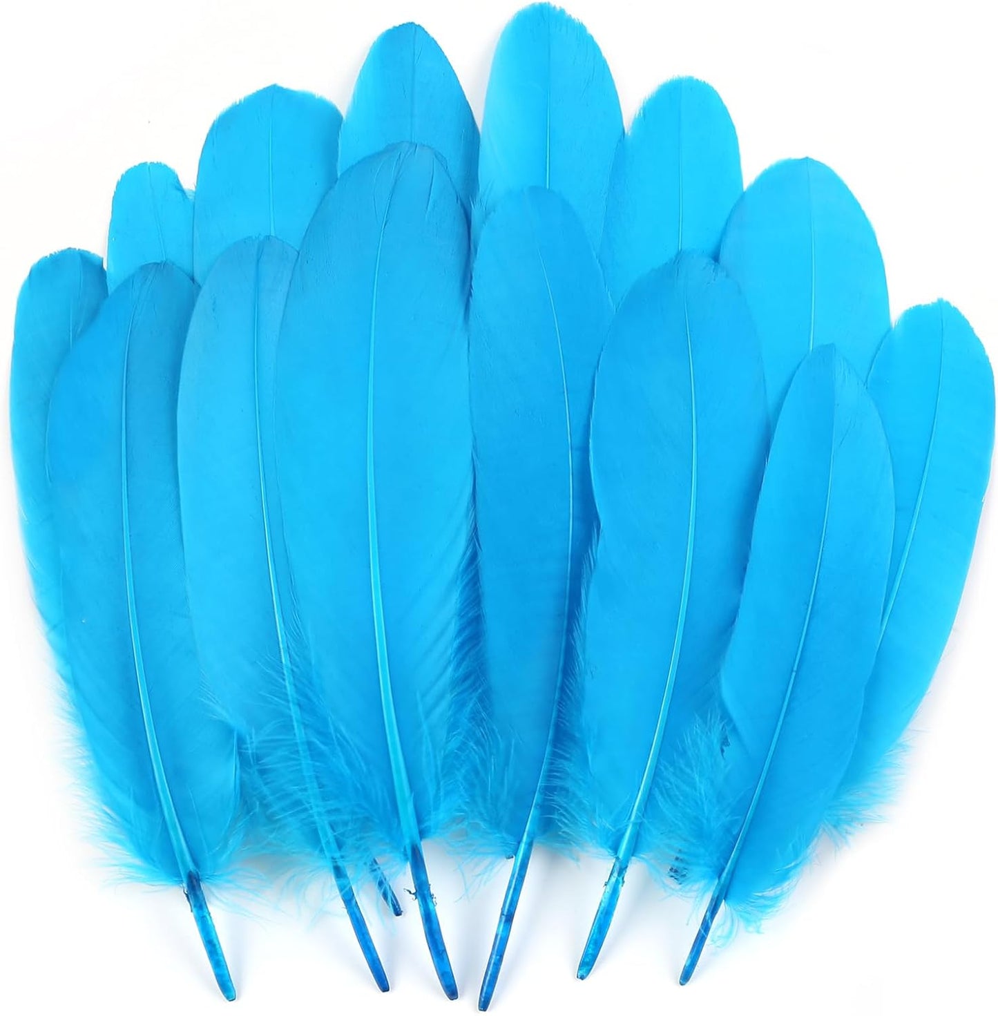 120pcs White Goose Feathers Natural Bulk 6-8 inch 15-20cm