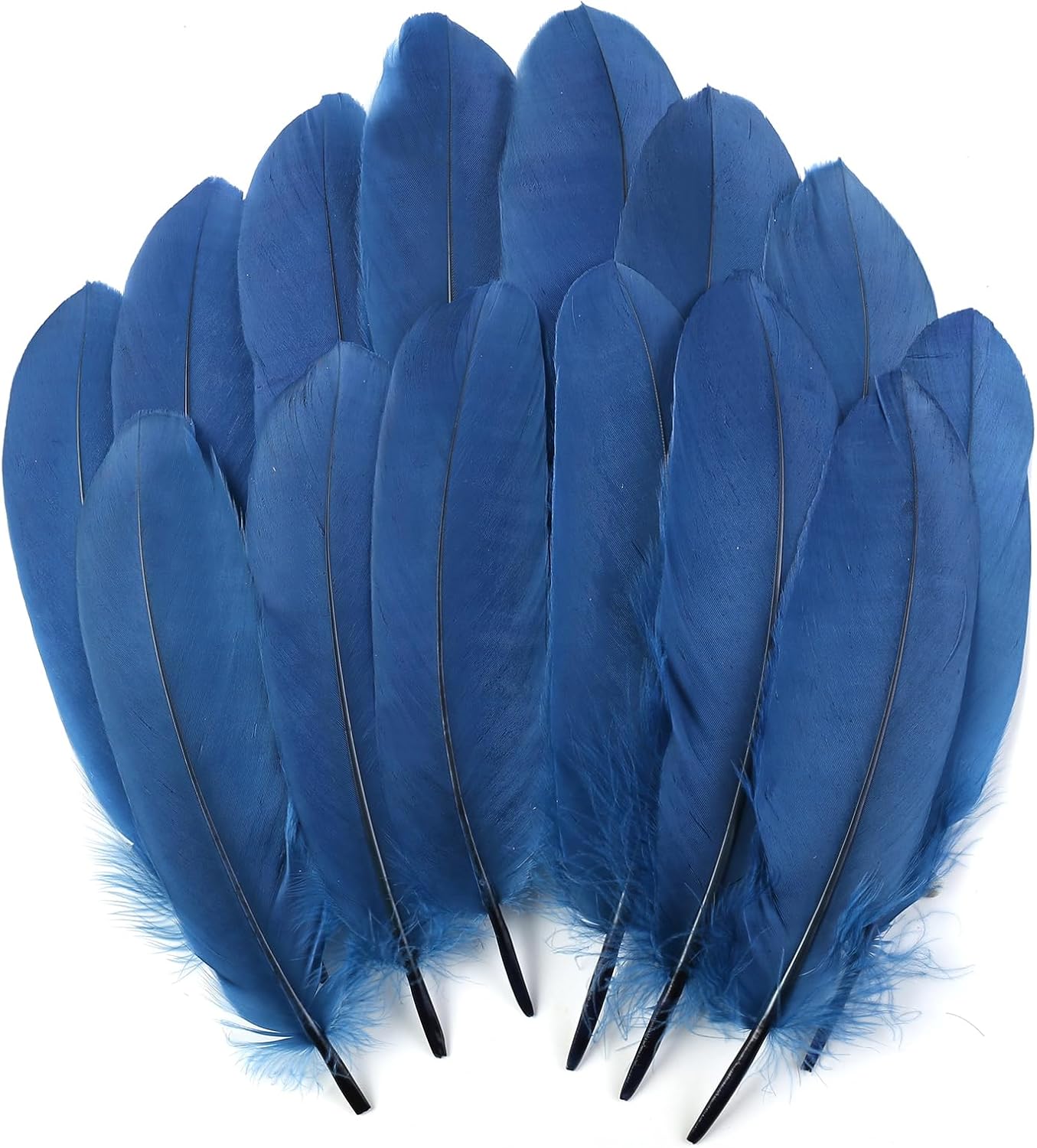 120pcs White Goose Feathers Natural Bulk 6-8 inch 15-20cm