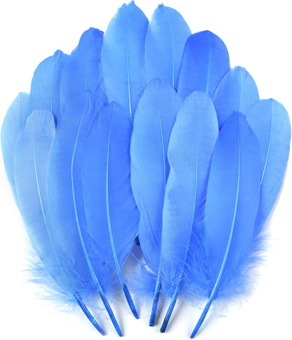 120pcs White Goose Feathers Natural Bulk 6-8 inch 15-20cm