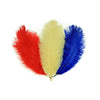OSTRICH DRAB SHORT FEATHERS (PACK OF 50)