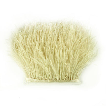 Ostrich Feather Fringes Trimmings 8/10cm (Sold By Meter) - SendyFeather