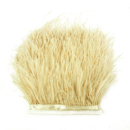 Ostrich Feather Fringes Trimmings 8/10cm (Sold By Meter) - SendyFeather